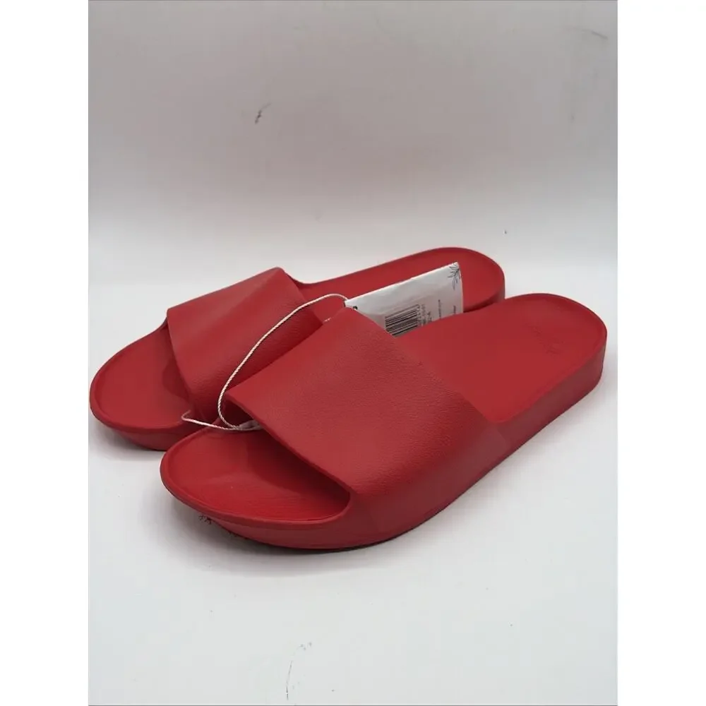 Archies flip flop Unisex Sz M 10 W 11 Red Arch Support Therapy NWT